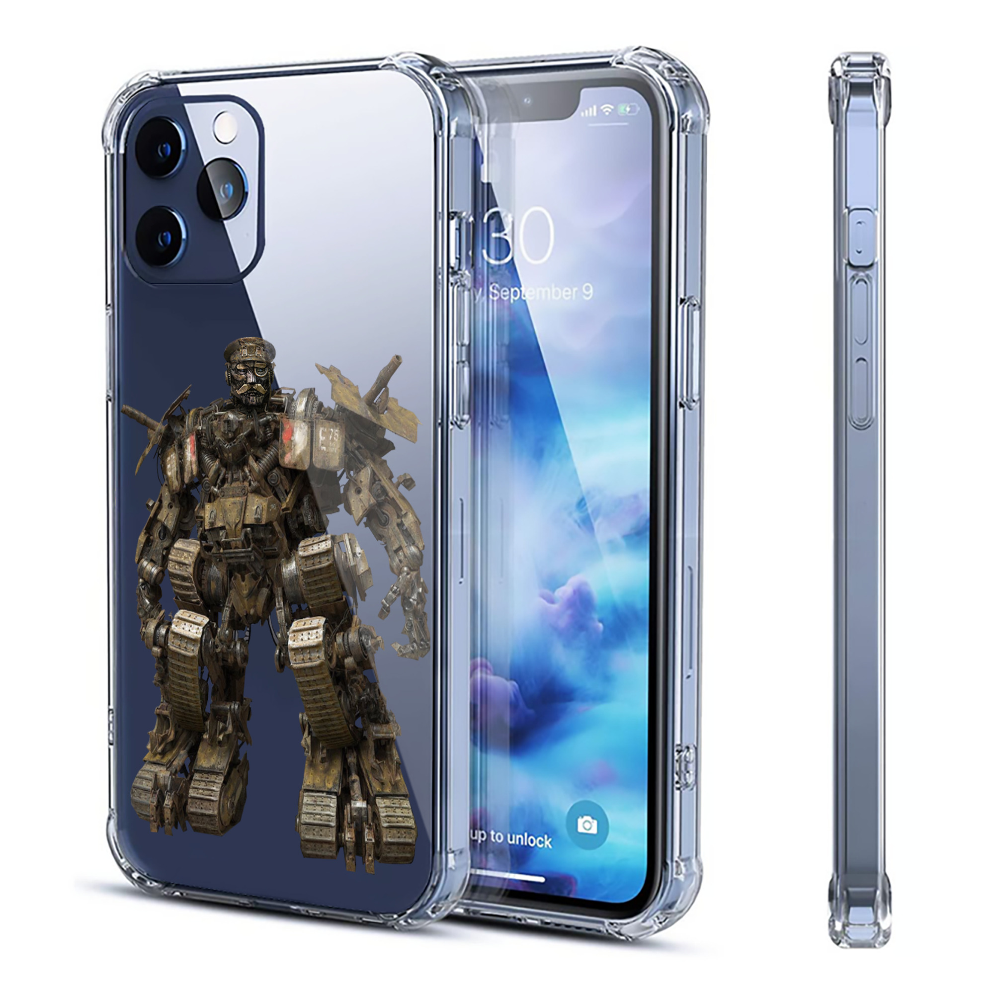 （画像用）  【iPhone 12シリーズ対応】透明スマホケース（クリアソフトケース）